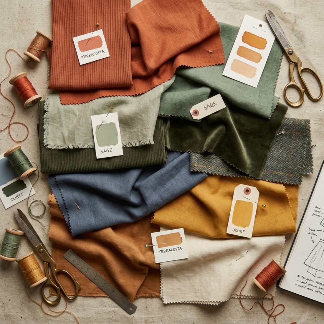 Color palette moodboard