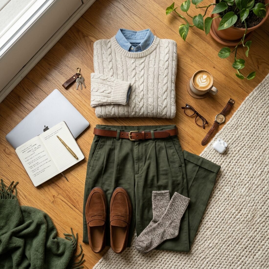 Comfortable work-from-home outfit